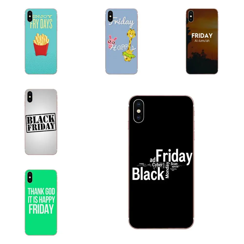 Black Quotes Letter Friday TPU Case Mobile For Galaxy Alpha Note 10 Pro A10 A20 A20E A30 A40 A50 A60 A70 A80 A90 M10 M20 M30 M40 | Мобильные