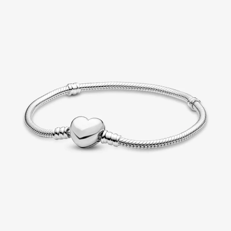 Silver Bracelet Heart T Bar Cuff - 1mrk.com