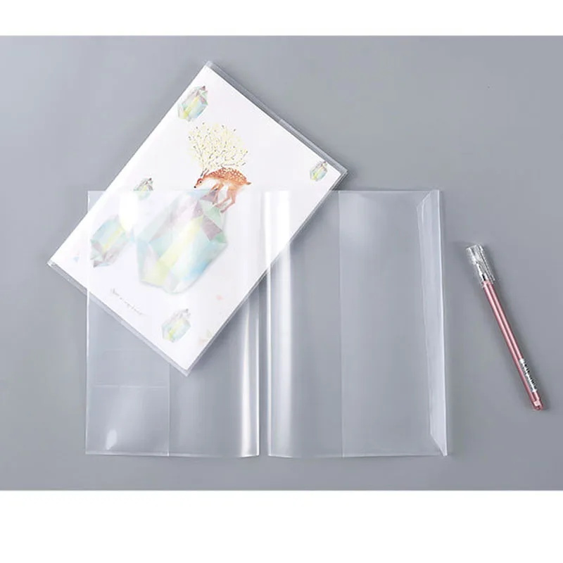 

Plastic pvc book cover book cover transparent thick notebook cover student waterproof textbook bag book cover