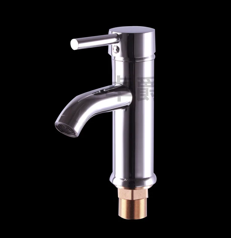 

Manufacturers Wholesale Ware Single Bore Single Handle Hot And Cold Mixing Water Copper Basin Faucet DK1155