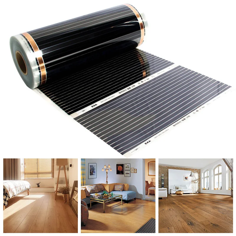 

Infrared Underfloor 220V Electric Heating Film Home Warming Heating Foil Mat Graphene Film Breeding Climbing Pet Heating Film