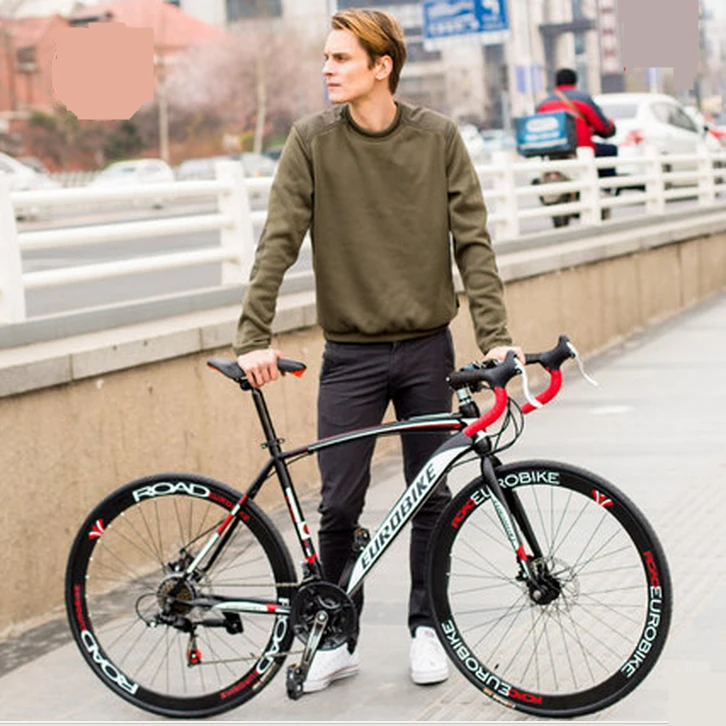 Excellent New brand carbon steel frame 700C wheel 21/27 speed disc brake road bike outdoor sport cycling bicicletas racing bicycle 1 Excellent New brand carbon steel frame 700C wheel 21/27 speed disc brake road bike outdoor sport cycling bicicletas racing bicycle 1