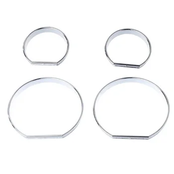 

Accessory Dial rings Chrome plating Trim Speedometer M-Tech Silver Panel