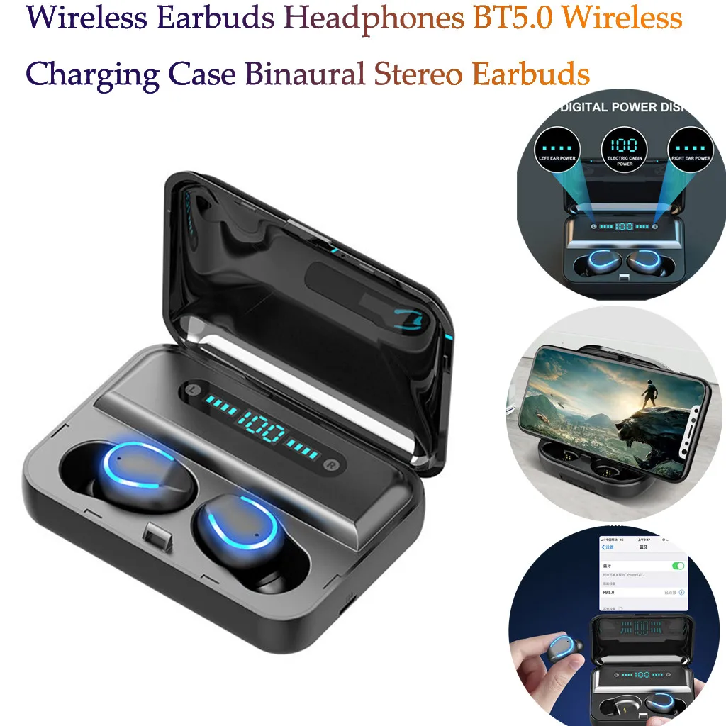 TWS-стереонаушники с поддержкой Bluetooth 5 0 и зарядным чехлом | Электроника