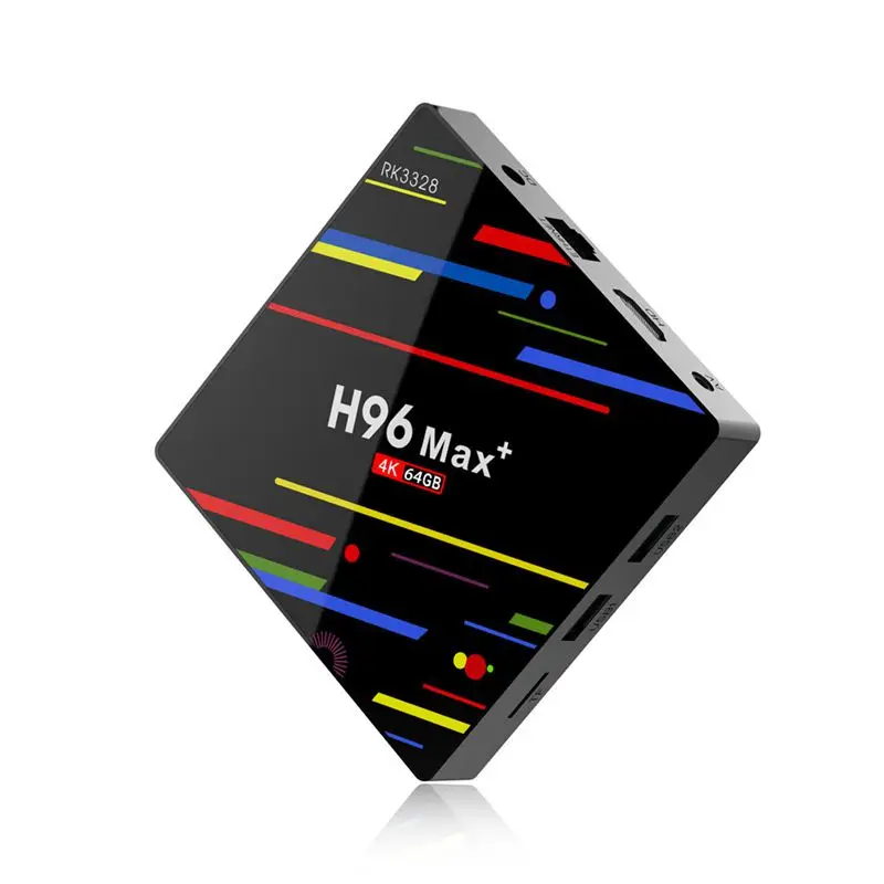

Eu Plug H96 Max Plus Tv Box Android 8.1 4Gb 64Gb Smart Set Top Box Rk3328 Quad Core 5G Wifi 4K H.265 Media Player H96 Pro H2 Pk