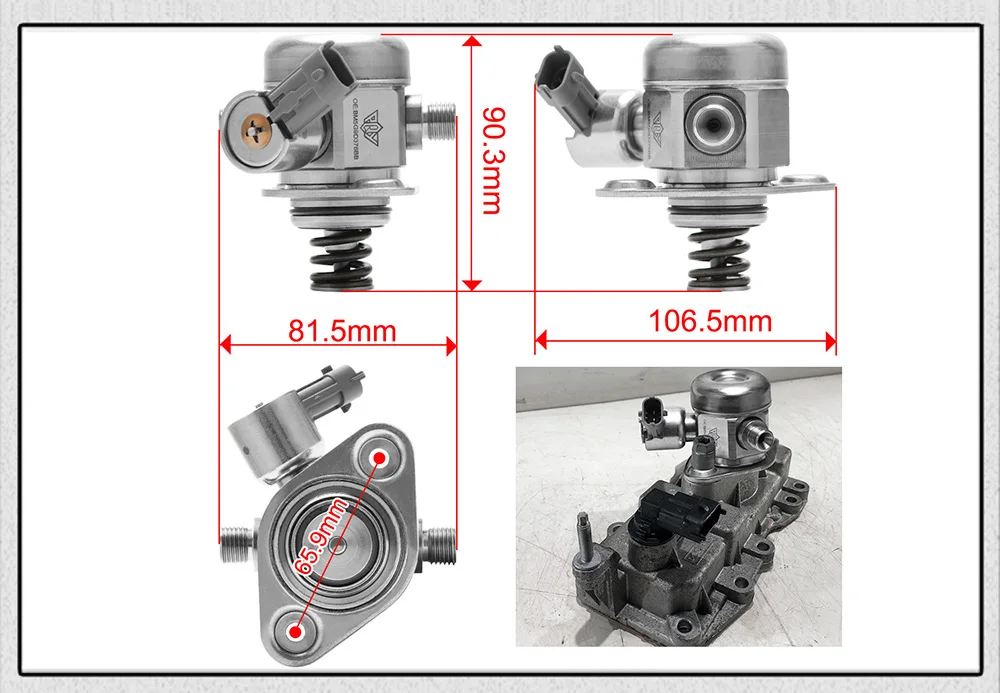 PQY насос высокого давления OEM механический для Ford Focus Fiesta Galaxy Volvo V40 V60 V70 0261520140 BM5G9D376BB BM5Z9350AFC