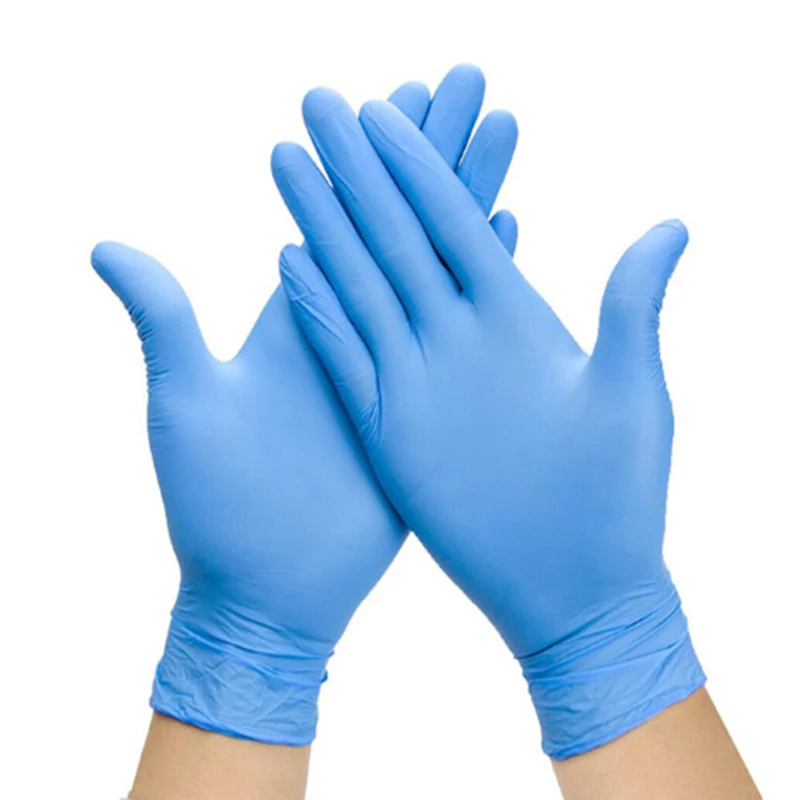

100pcs/lot Disposable Latex Medical anti-virus Gloves Universal Cleaning Work Finger Gloves Protective Food Cosmetic for Safety