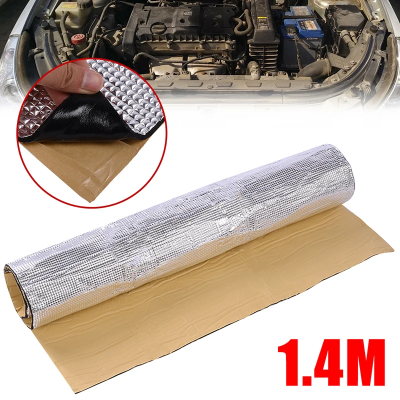 Mayitr 1 шт. 1x1 4 м автомобильный тепловой Барьерный коврик для двигателя звуковое