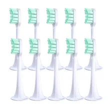

4/10Pcs/Set For Xiaomi Mijia T300/T500 Replacement Brush Heads Electric Toothbrush Heads Protect Soft DuPont Nozzles Bristle