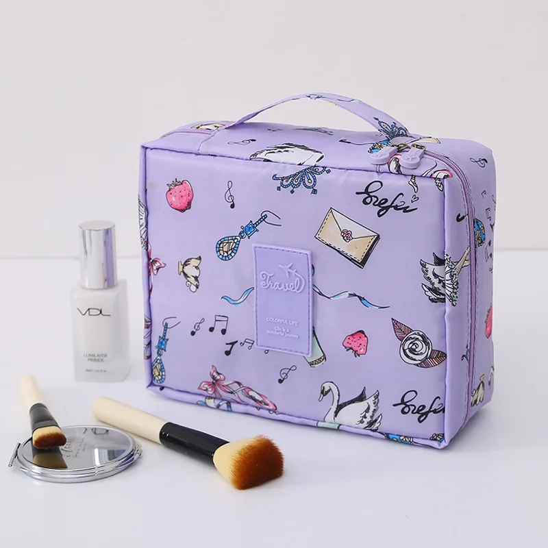 Cosmetic Travel Bag Portable Travel Toiletries Bag Carryon Makeup Bag
