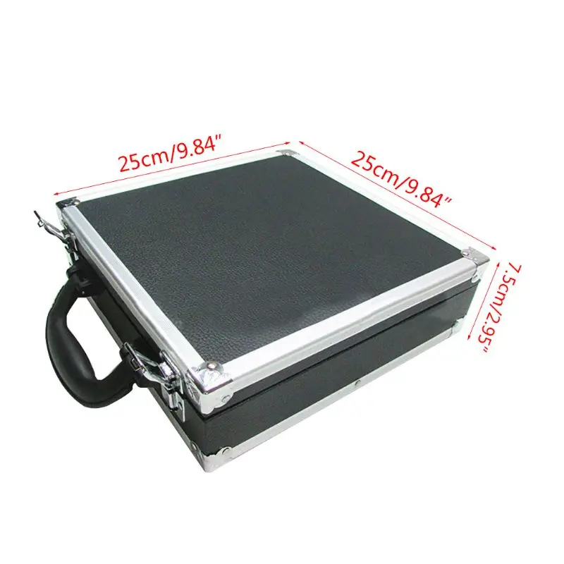

Billiards Pool 16 Crystal Balls Storage Box Snooker Carrying Case with Handle
