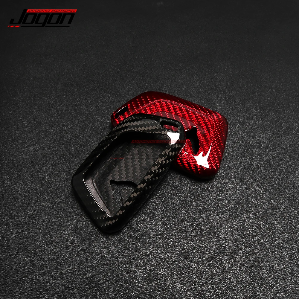 Genuine Carbon Fiber Car Key Case - Premium Cover Shell and Interior Accessory Trim