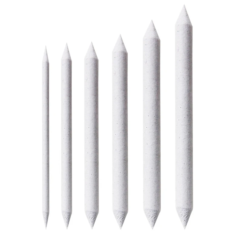 Тортильон эскиз художественные наборы рисовая бумага художественная белая ручка для рисования инструмент премиум-Живопись принадлежности смешивание пень палочка - Цвет: 1set