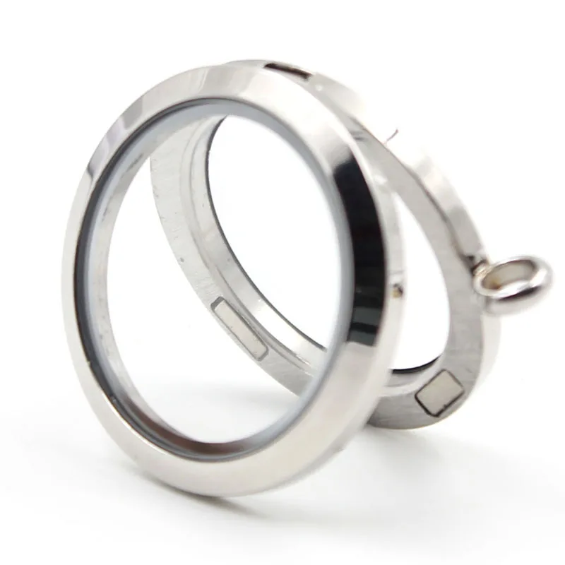 Wholesae-locket-20mm-25mm-30mm-35mm-Magnetic-Silver-316L-Stainless-steel-floating-locket-pendant (3)