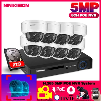 

Face 4CH 8CH 5MP POE NVR AI Human Detection IP Camera System H.265 indoor Outdoor HD Security CCTV Video Surveillance Kit