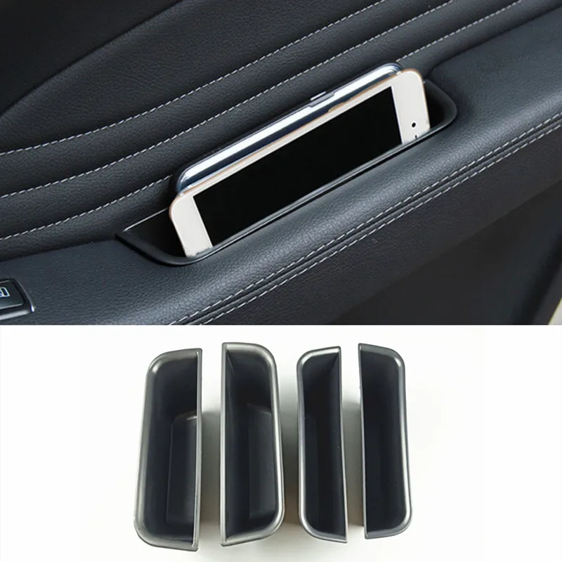 Car Door Armrest Handle Storage Box For Mercedes Benz ML GL GLE GLS 2013-2019 Interior Container Organizer Holder