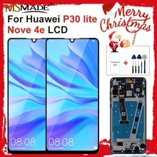 2312*1080 ЖК-дисплей для HUAWEI P30 Lite ЖК-экран с рамкой для HUAWEI P30 Lite экран Nova 4e MAR-LX1 LX2 AL01