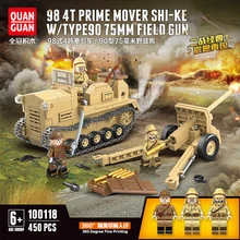 Cheap NEW 450PCS Japan 98 type Field Gun tractor Building Blocks Legoed WW2 Japan Army Soldier Figures Weapon Bricks Toys for children Cheap NEW 450PCS Japan 98 type Field Gun tractor Building Blocks Legoed WW2 Japan Army Soldier Figures Weapon Bricks Toys for children