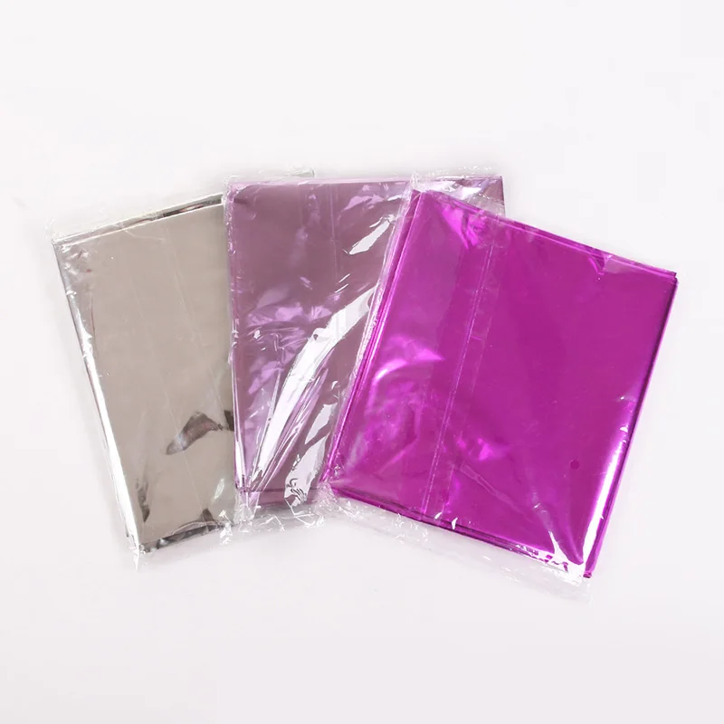 Блестящая Водонепроницаемая скатерть из алюминиевой фольги прямоугольная для