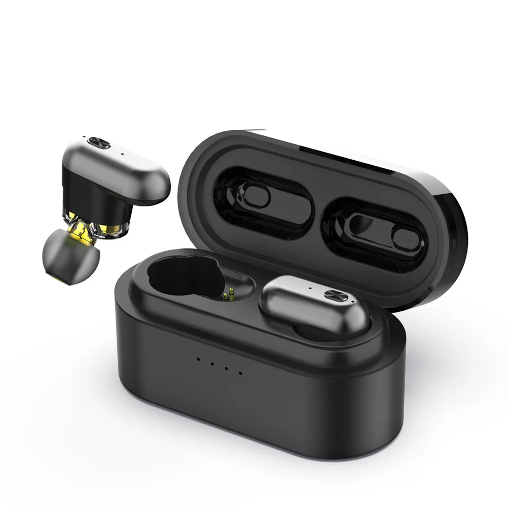 FBYEG TWS Bluetooth наушники V5.0 беспроводные наушники бас стерео [Двойной Динамический драйвер] HiFi игра с микрофоном наушники гарнитура - Цвет: FBYEG-TWS-Earphone