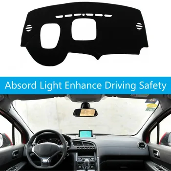 

Dashboard Cover Mat Pad Sun Shade Visor Instrument Cover Carpet Car Styling Accessories LHD For Peugeot 3008 2013 2014 2015 2016