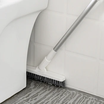 

Telescopic Clean Cleaning Brush Tiles Brush Corner Floor Bathroom Long Handle Mop Free Rotation Bathroom Household Tools