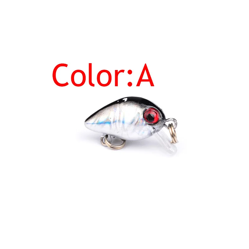 New Wobler Na Ryby 2019 Hard Trough 2.6cm Fishing Lure 1.6g Leurre Dur Plastic Hard Bait Small Wobblers Sahte Yemler Micro Shad