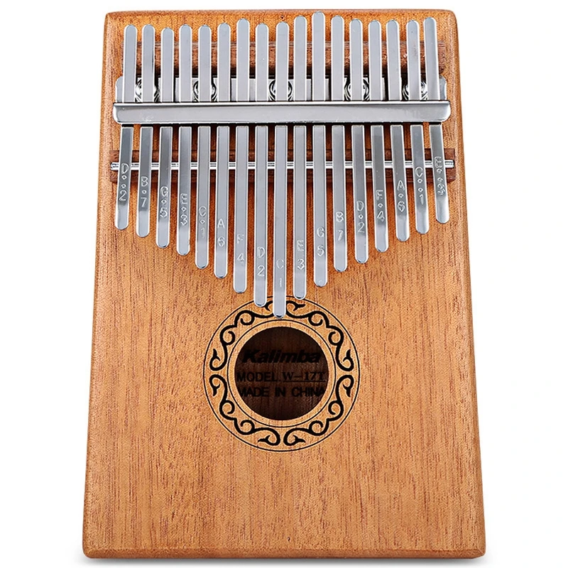 17 клавиш Kalimba большой палец пианино игрушки высокого качества дерево красного дерева тела музыкальный инструмент с обучения книга Мелодия молоток для начинающих
