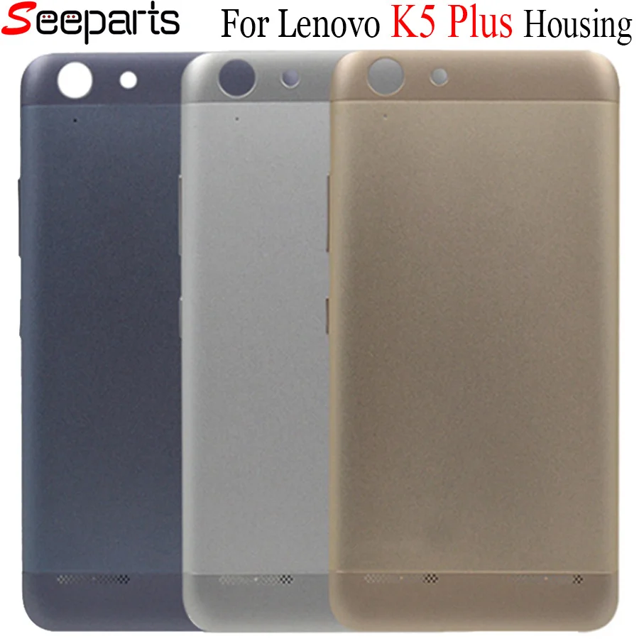 Оригинальный lenovo K5 plus Задняя стеклянная крышка для Vibe A6020 Lemon3 задняя батареи