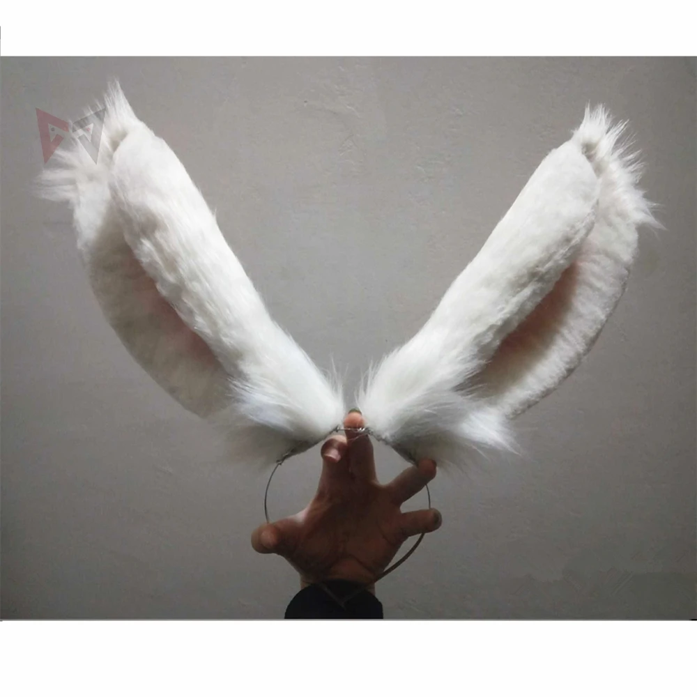 Mmgg New Ff14 Viera Cosplay Prop Bunny Rabbit Ears Hairhoop Headwear Lolita Game Costume Accessories Custom Made Aliexpress
