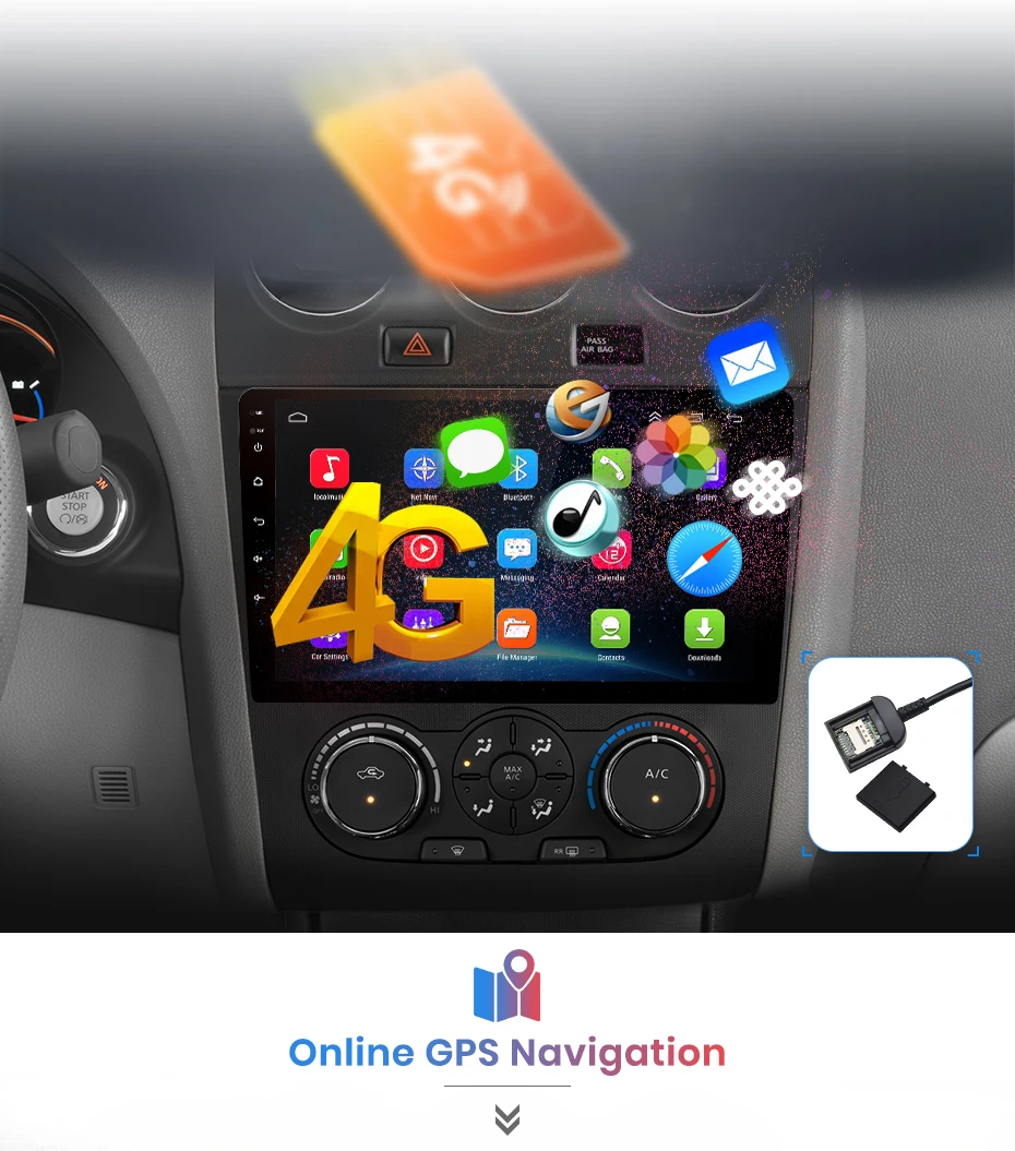 Junsun V1 2G+ 32G Android 9,0 для Nissan Teana Altima 2008-2012 Авто радио мультимедиа видео плеер gps RDS 2 din dvd