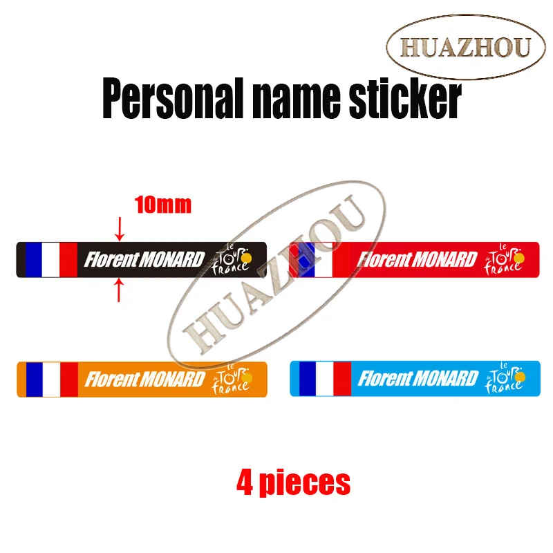Bike Name national Flag Stickers for Mountain bike Road bicycle helmet