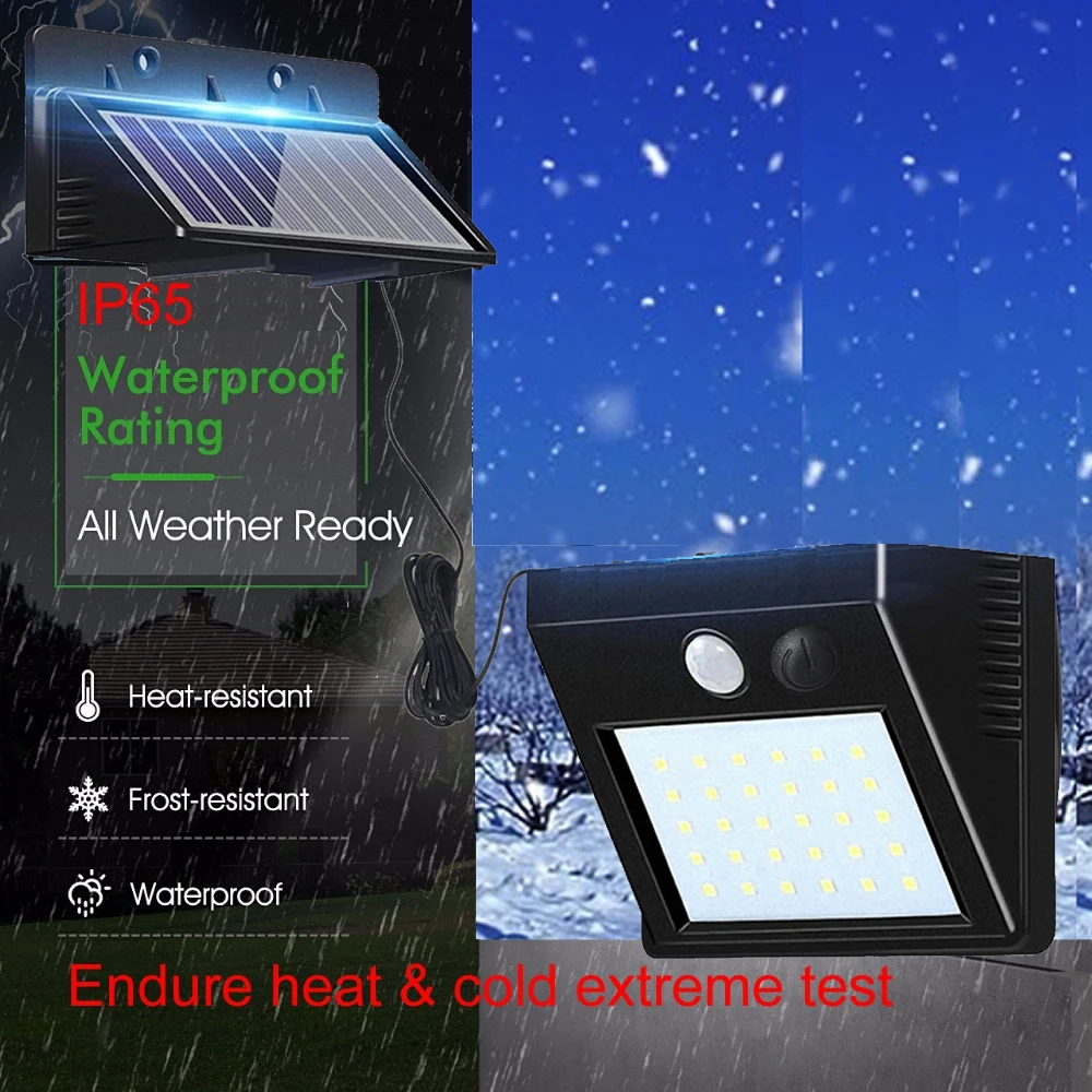 1/4pcs LED Solar Light outdoor lighting of garden security lamp spotlights waterproof Street wall Light solar panels with Motion