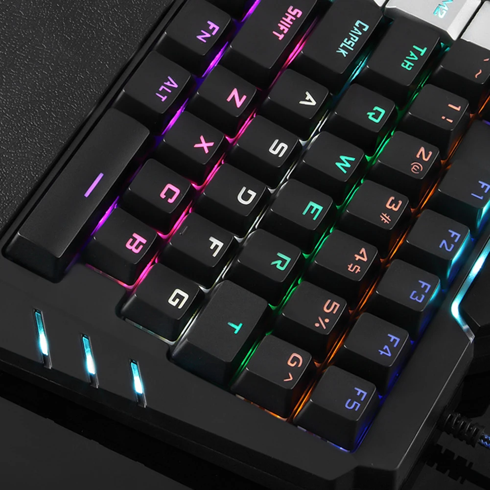 Игровая клавиатура K109 CoolGaming, Одноручная механическая клавиатура для игр PUBGmobile, левая клавиатура, ПК ноутбук