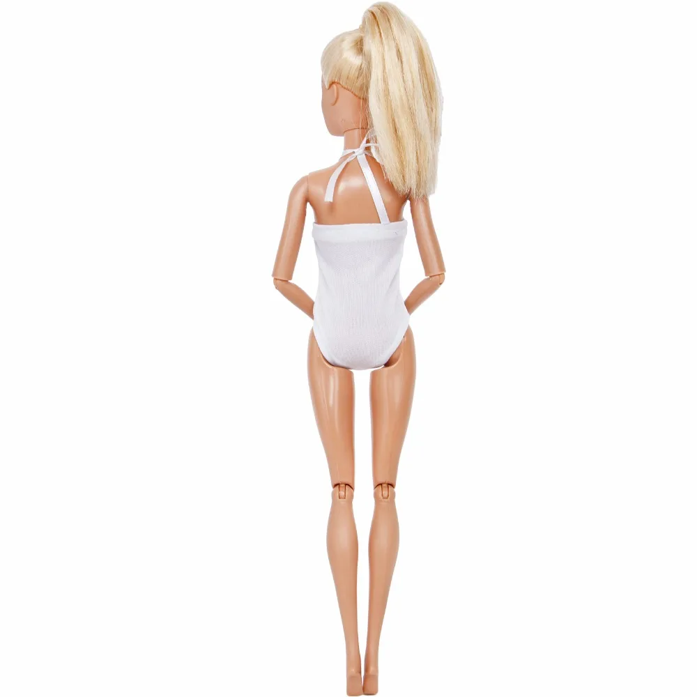 1 белые сексуальные купальники+ 1 купальный мини спасательный круг фантазия лошадь в форме животного пляжные аксессуары для купания Одежда для куклы Барби