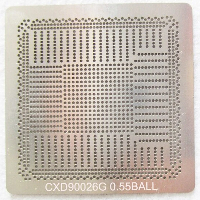 PS4 BGA 리볼링 스텐실 게임 콘솔 PS4 CXD90026G CXD90025G DDR2-3 DDR5 솔더 볼 스틸 템플릿 직접 가열 및 90MM