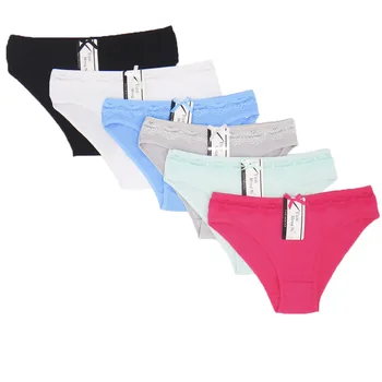 

3 pcs/set mix color Sexy Cotton Women's panties Underwear Undies Breathable Lingerie Fashion M-XL Intimates Briefs 89169