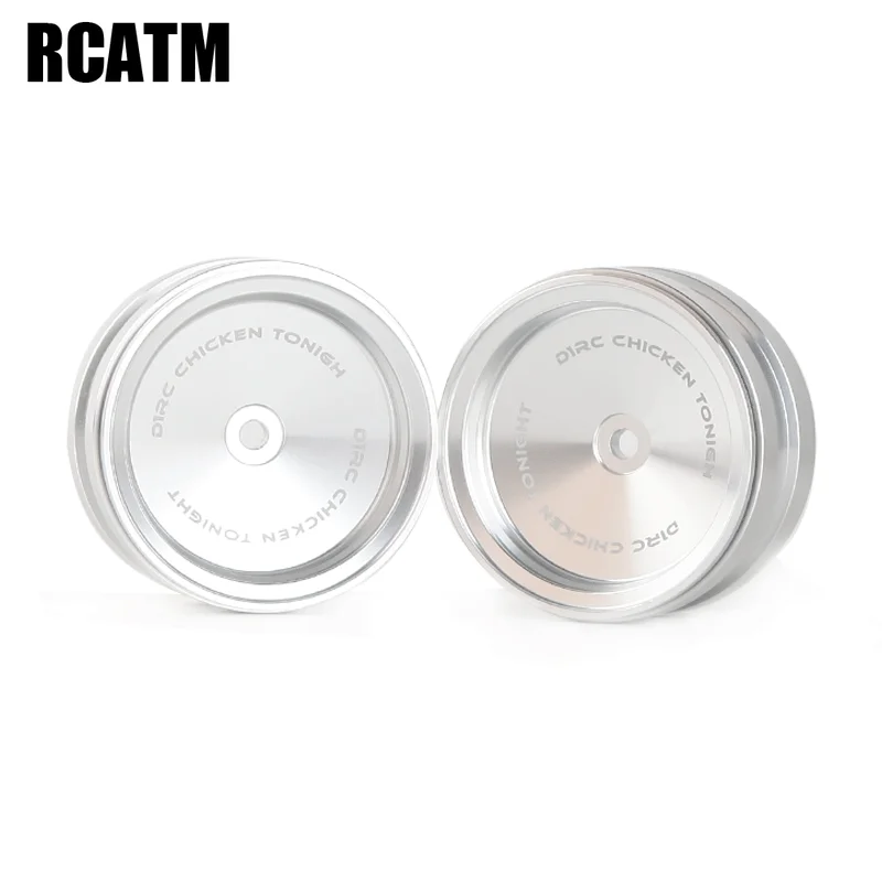 2 шт. CNC металлический дюймовый обод ступицы колеса для 1/10 RC Гусеничный автомобиль