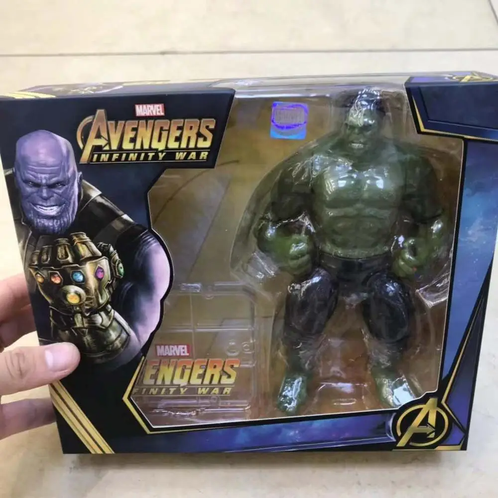 Skup 18cm Avengers nieskończoność wojny Thanos Hulk kapitan ameryka Captain marvel Iron Man figurka pcv ruchome kolekcja zabawki prezenty