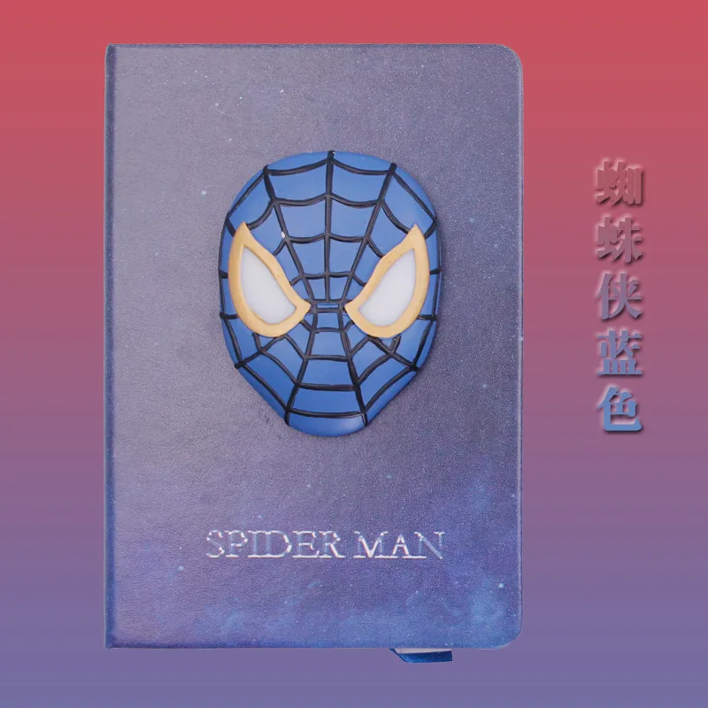 Капитан Америка мультфильм ноутбук Человек-паук Железный человек закрепленный блокнот креативный подарок на день рождения школьные принадлежности