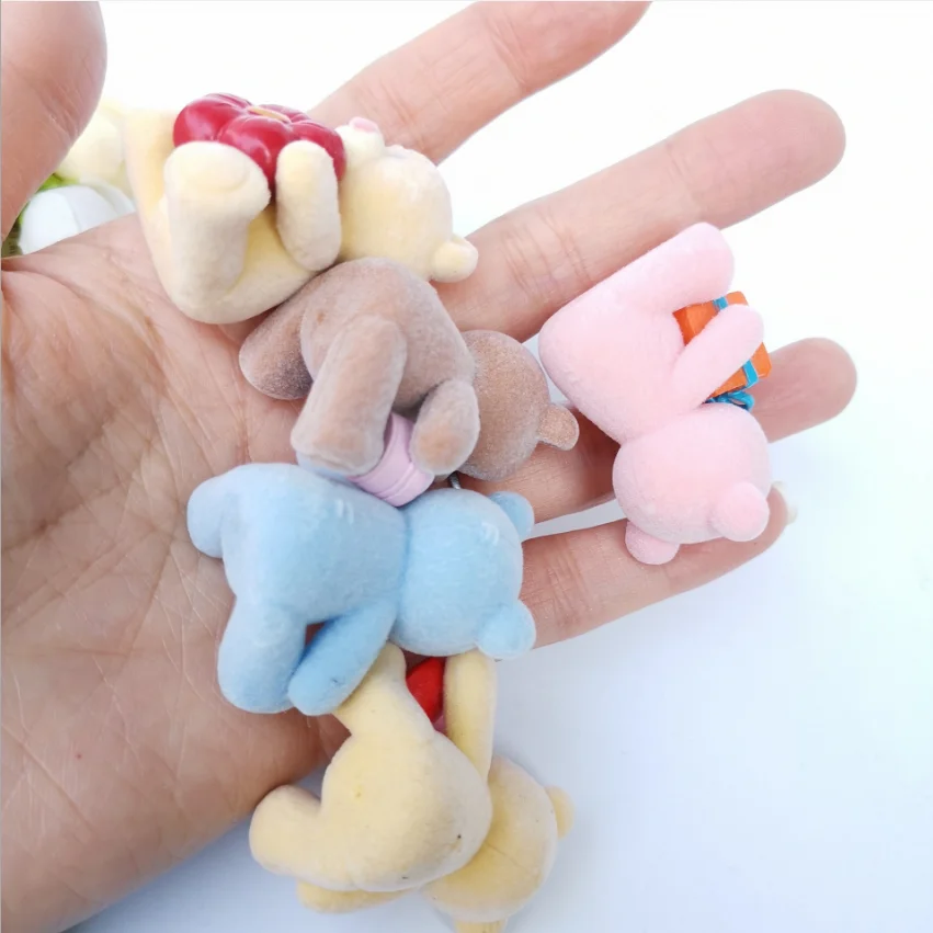 20 шт./лот мультфильм аниме peluches мини бархат медведь кукла 4 см плюшевые животные детские игрушки подарок на день рождения для детей Капсульная кукла