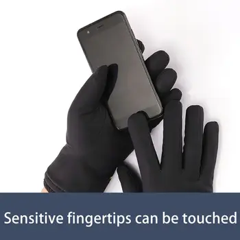 

Male Men Fashion Genuine Leather Gloves Winter Windproof Waterproof Warm Touch Screen Outdoor Mountaineering Camping Gloves