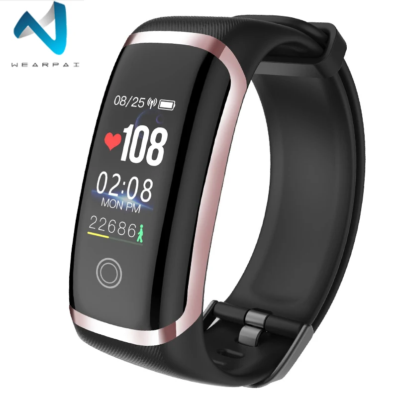 Wearpai M4 умный Браслет IP67 водонепроницаемый смарт часы кровяное давление монитор
