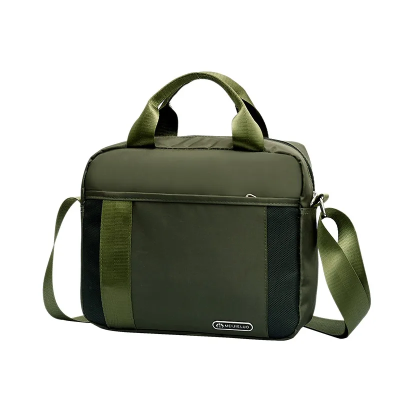 

Men's Business OL Convenient Business Briefcase Out Travel Lightweight Shoulder Messenger Bag Multifunctional Nylon Zipper Tote