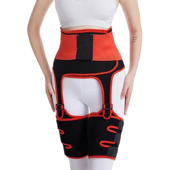 

Women 3-in-1 Thigh Trimmer High Waist Shapewear Leg Slimming Butt Lifting Waist Trainer Slimming Belt