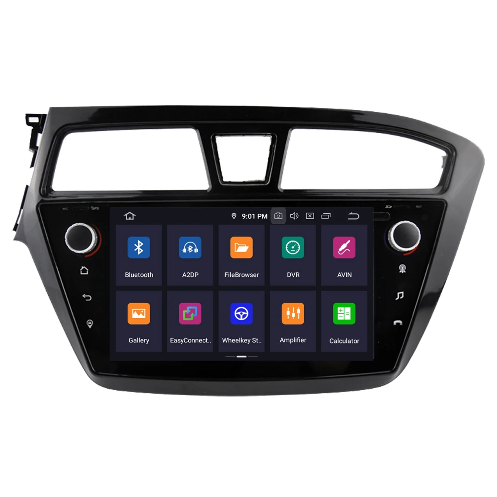 Best RoverOne Car Multimedia Player For Hyundai I20 2015 2016 2017 2018 Android 9.0 Radio GPS Navigation Bluetooth PhoneLink 4