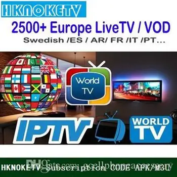 

10 Months HKNOKETV IPTV subscription for Europe IPTV Arabic Iptv include IT TR UK Sweden 2500+ Channels Support Android