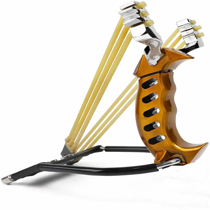 Fishing Metal Slingshot for Hunting Paintballs Tactical Slingshot