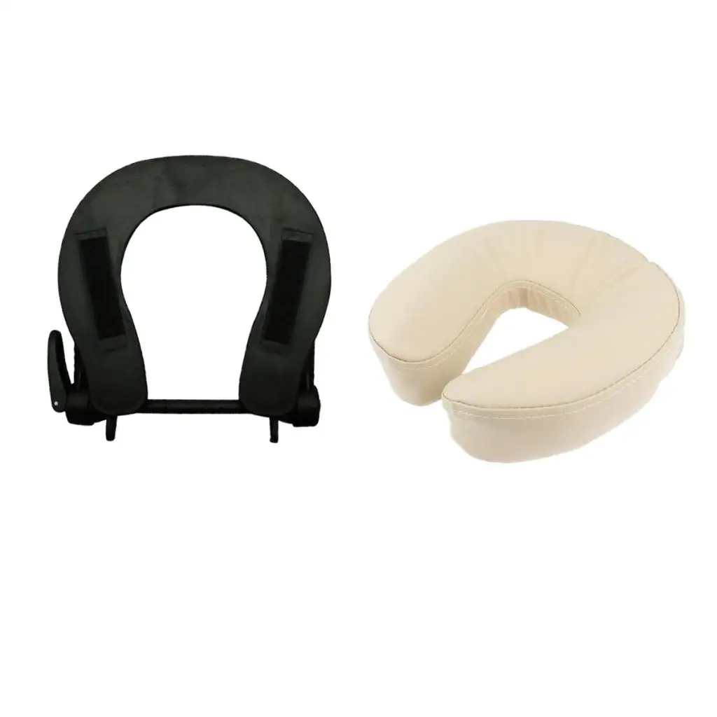 

2pcs Massage Tool, Adjustable Face Cradle +U Shape Face Down Pillow for SPA Salon Home Use