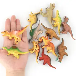 12 шт. динозавр игрушка Юрского периода Динозавр Моделирование игрушка тираннозавр Трицератопс бронтозавр игрушка животное для детей